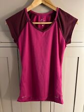 Nike Miler Dri Fit ladies running/fitness t-shirt in Pink - Small