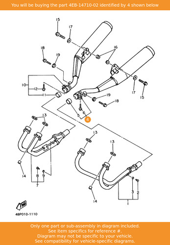 Yamaha muffler assy - yamaha, 1