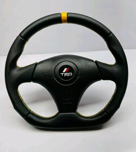 Trd leather steering - steering, wheel