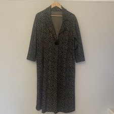 Neslay Paris Lagenlook Animal Print Jacket Long Cardigan . Lovely Details . OS