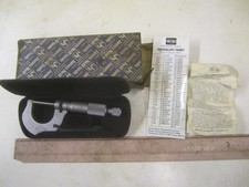 MOORE & WRIGHT NO 961M 0-25MM MICROMETER + CASE EXCELLENT CONDITION