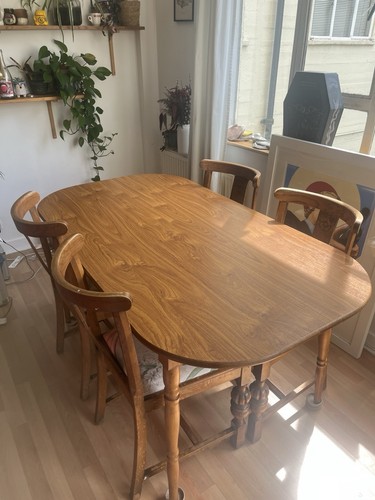 Vintage dinette table teak - dinette,