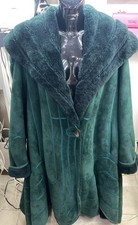 Women's Shearling Coat Green