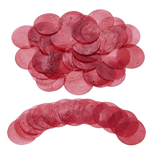 120pcs capiz shells round - 120pcs,