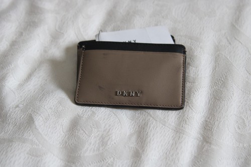 Dkny leather beige card - ,