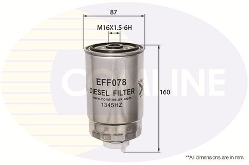 Comline fuel filter element - comline,