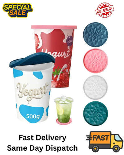 Yoghurt pot lids - yoghurt, only