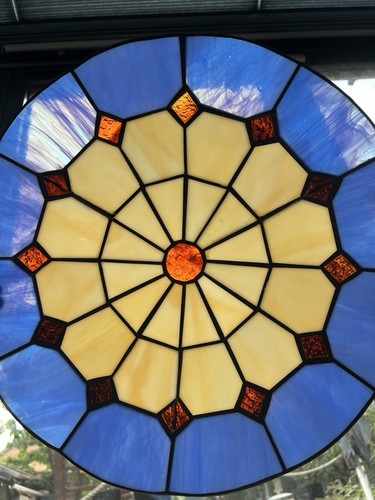 Vintage tiffany style stained - vintage, tiffany-style
