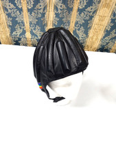 Leather Skydiving Helmet Skull