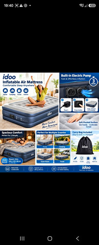 Idoo queen inflatable - queen,