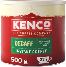 Kenco Decaf Instant Coffee Tin - 1 x 500g