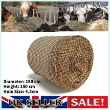 Large Round Bale Hay Net Field