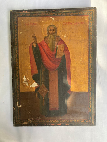 19th century greek icon - greek,
