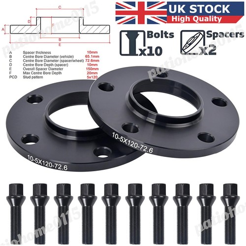 2x10mm wheel spacers - spacers, bolts