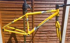 Cannondale CAAD Terra Mtb Frame set frameset p-bone forks medium yellow retro