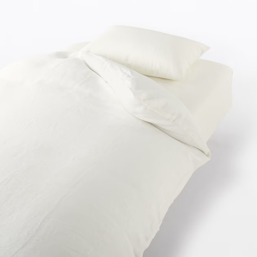 Muji 100 linen duvet - duvet, cover