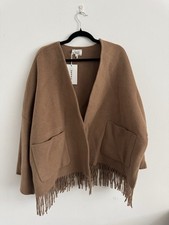 FRAME The Fringe Coat Camel