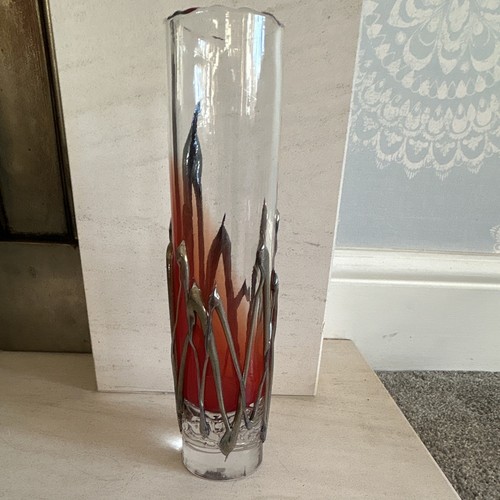 Bohemian studio glass vase - vase, by
