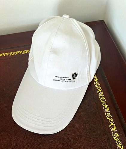 White cotton twill baseball - white,