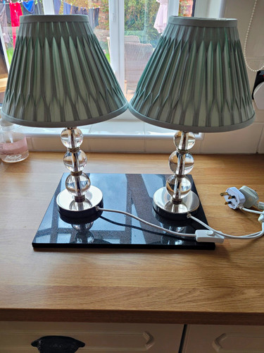 Laura ashley chrome table - chrome,