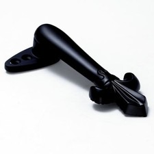 Pair of Wrought Iron Quality Stair Clips - Victorian Style - Sprung Hinge