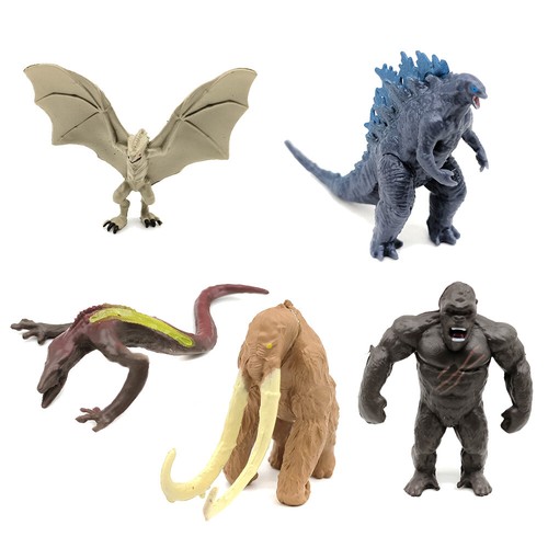 5pcs set godzilla king the - godzilla, of