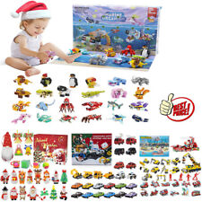 24 Grids Christmas Advent Calendar Blind Box Building Blocks for Kids Xmas Gifts