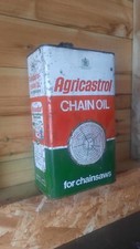 Vintage AGRICASTROL Chainsaw Oil Can
