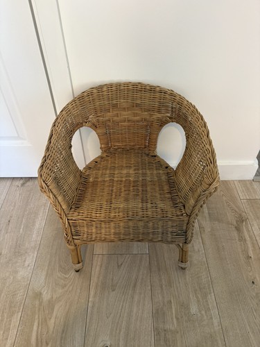 Vintage childrens rattan - childrens,