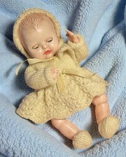 1950s/60s 6” Vintage Rosebud Doll THUMB SUCK THUMBSUCKER Hard Plastic