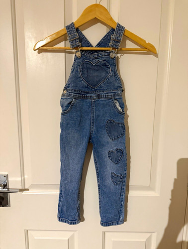 Girls blue denim cotton - blue,
