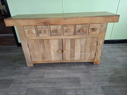 Mango wood sideboard - wood,