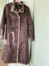 Centigrade Long Length Cosy Winter Coat Size M Excellent Cond.