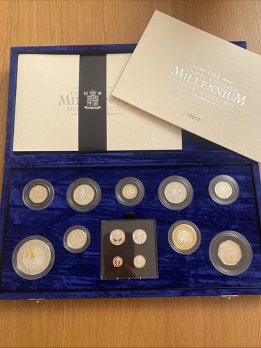 2000 silver proof coin set - proof,
