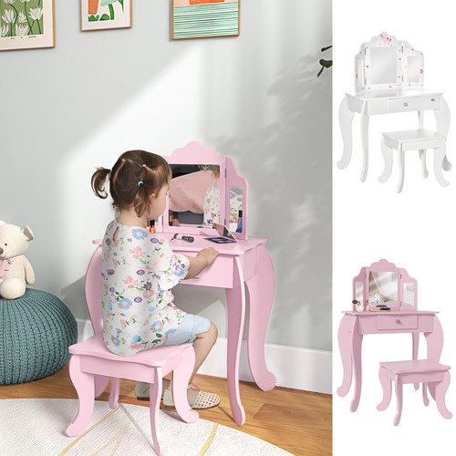 Kids vanity table and chair - kids,
