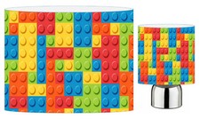 BRICKS  BLOCKS BUILDING choose from Light Shade, Touch Lamp or Both
