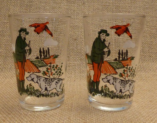 Pair vintage shot - of,