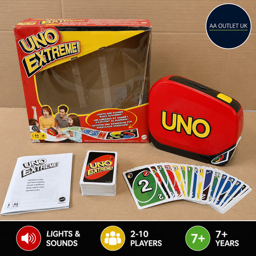 Mattel games uno extreme card - games,