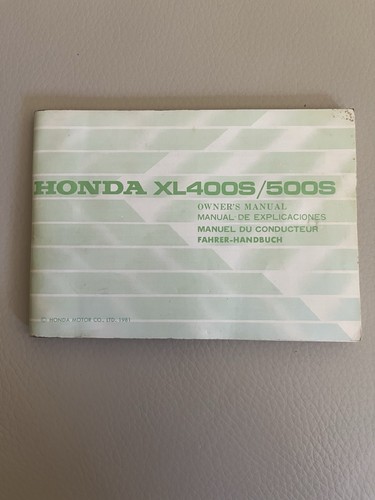 Genuine honda xl400s 500s - genuine, /