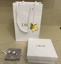 Authentic Dior Pearl & Gold