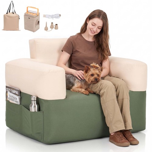 Portable inflatable couch for - portable,