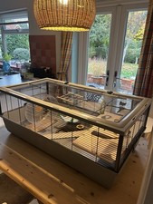 Large Grey Clean Hamster Cage with Toys and Equipment. Used Good Condition.