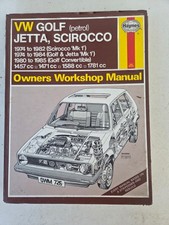 VW Golf MK1 Jetta Scirocco GTi