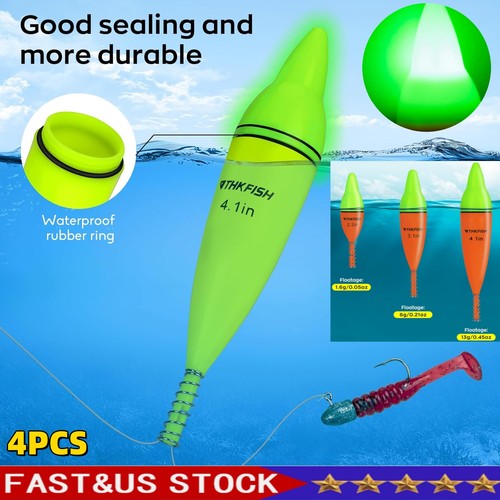 4pcs led light bobbers - 4pcs, fishing