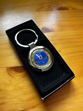 Bertone Chrome Key Ring Featuring Domed Badge.