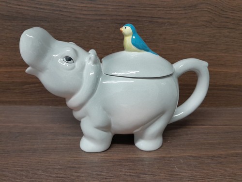 Bob hersey hippo teapot - hippo,