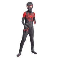 Kids SpiderMan Cosplay Costume Boys Miles Morales Tobey Maguire Outfit Jumpsuit