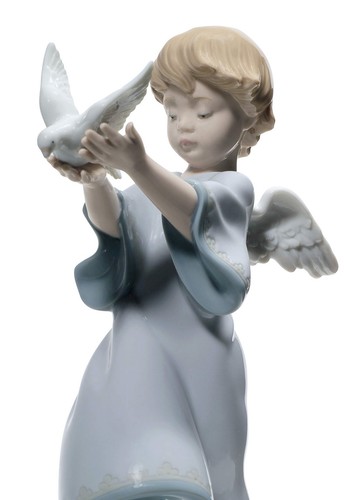 Lladró porcelain angel - lladró,