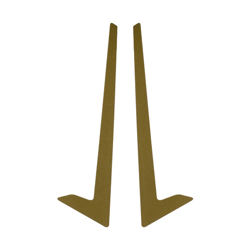Pyramid decals gold - pyramid, belly