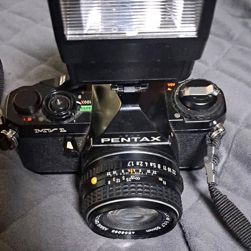 Pentax black 35mm slr - 1,